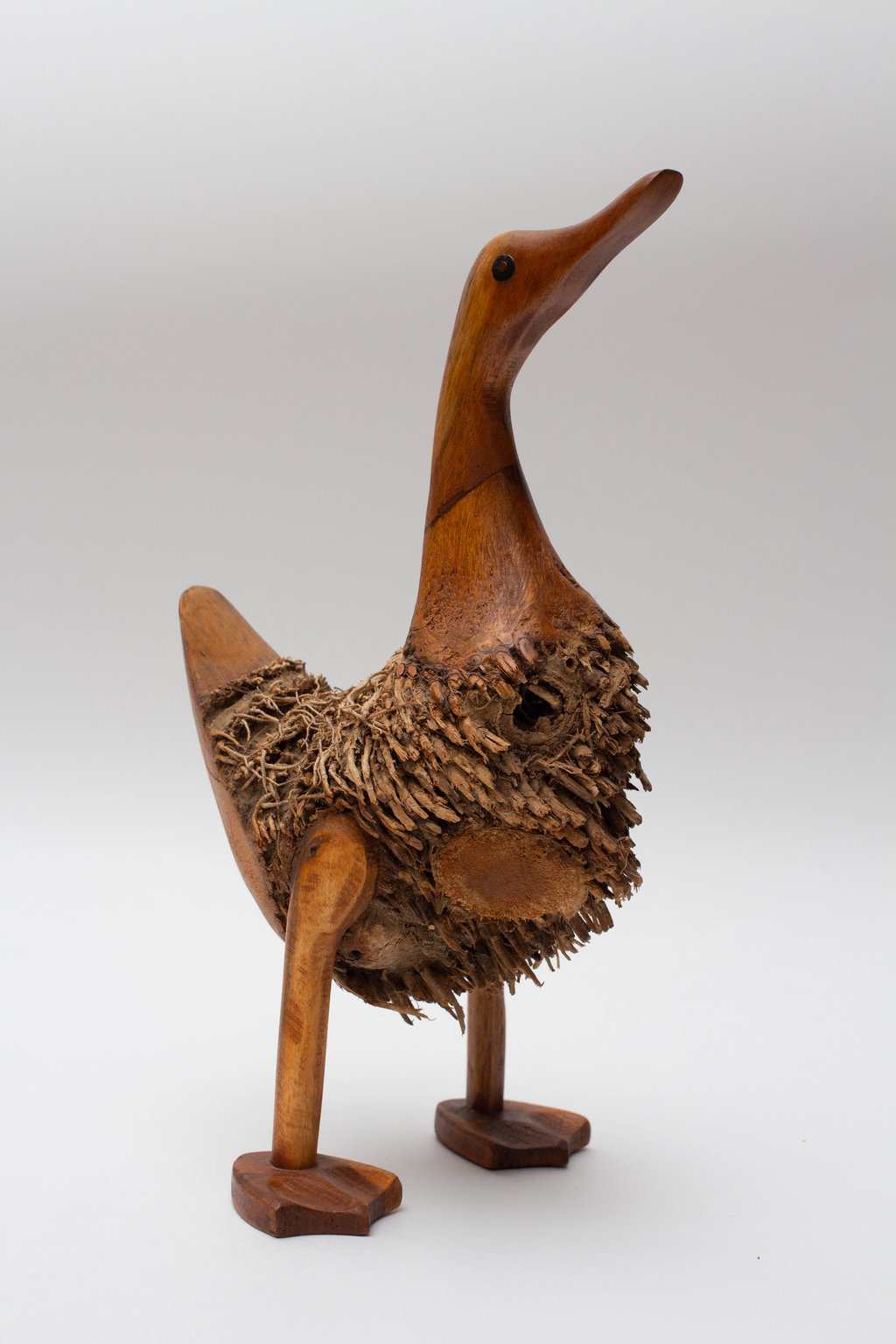 Media for Фигурка утки из дерева (фактурная)